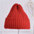 Baby Kids Ribbed Knitted Beanie Hats For Girls Boys Casual Toddlers Windproof Cap 6M-4Years Baby Photography Props Accessories