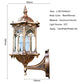 Retro Outdoor Waterproof Antirust E27 Wall Lamp Garden Gateway Sconce Courtyard Corridor Villa Bra Residential Balcony Lights