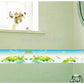 3D Wall Sticker PVC Self-Adhesive Waterproof Removable Flowers Wallpaper Border Kitchen Bathroom Kicking Line Home Decor Sticker