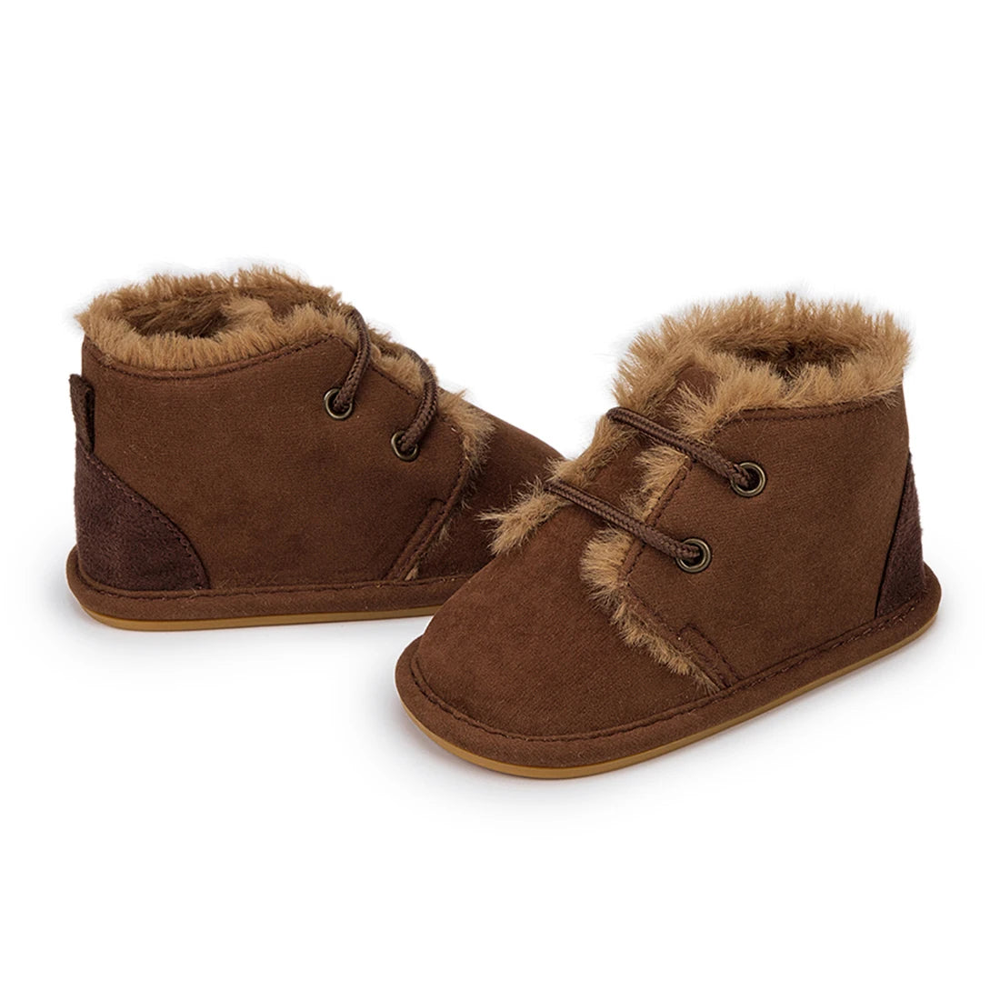 KIDSUN Winter Baby Snow Booties Warm Infant Boy Girl Toddler Shoes Rubber Sole Anti-slip Soft Newborn First Walkers Crib Shoes