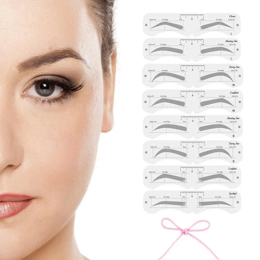 Reusable Eyebrow Mold with Elastic Band Multifunctional DIY Eyebrow Makeup Tool Suitable for Beginner Makeup Tools & Accessories
