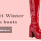 Fashion Women's Ankle Boots High Heeled Platform Short Boot Female Buckle Flock Zipper Gray Ladies Party Shoes Large Size 50