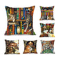 Cute Cat Printing Decorative Pillowcase Creative Cat Throw Pillow Case Pillow Cover Pillowcases 45*45CM kussensloop almohada