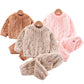 2024 Spring New Kids Clothing Sets Children Long Sleeve Suits Baby Girls Bow Sweatshirt+Pants 2Pcs Toddler Versatile Outfits