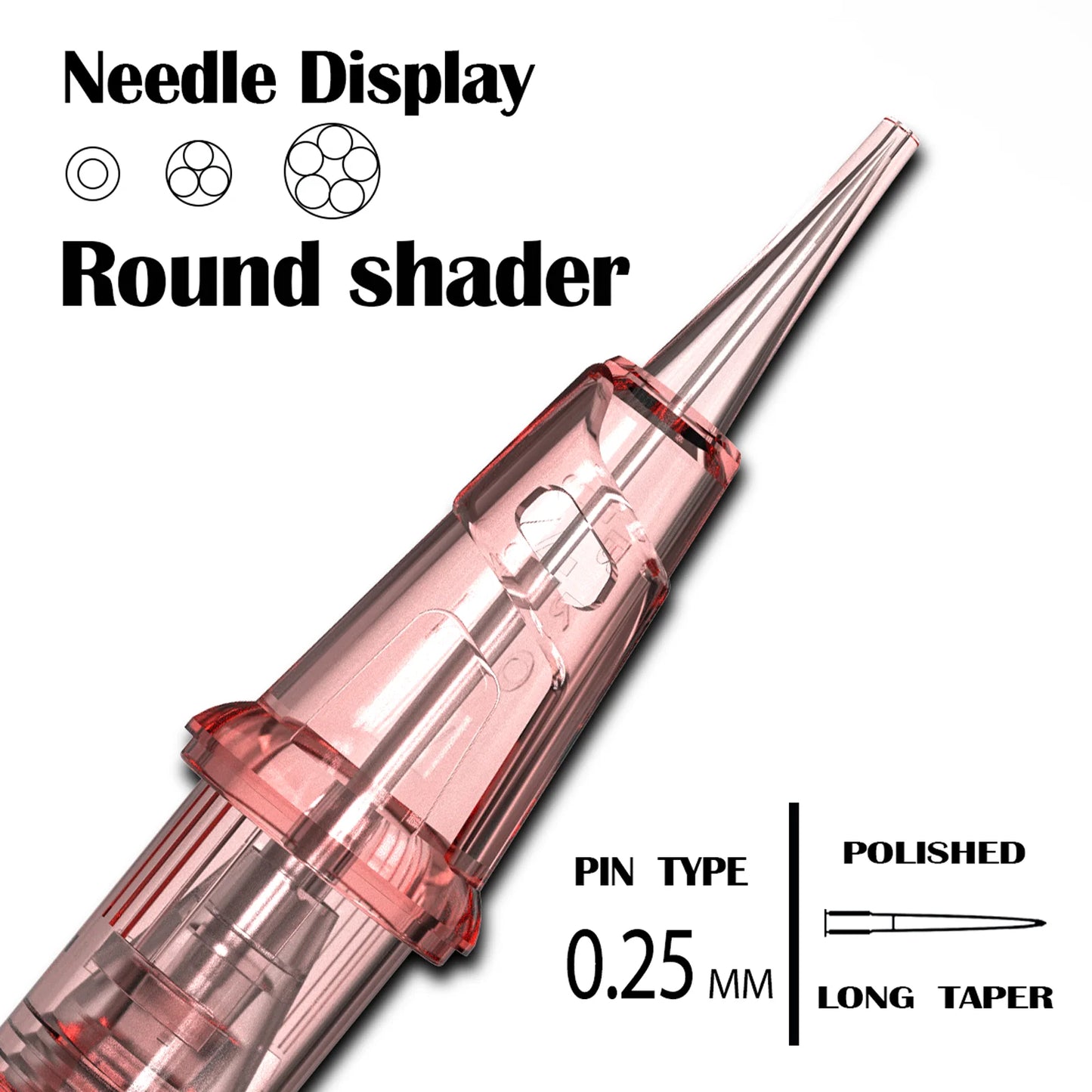 Popu Pinki Disposable Sterilized Cartridge Tattoo Needles Suit for Make-up Eyebrows Eyeliner Lips Tattoo Needles 20pcs/Lot