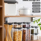 Food Storage Containers Kitchen Storage Organization Kitchen Storage Box Ducts jars  for Kitchen PET Food container Box Lid