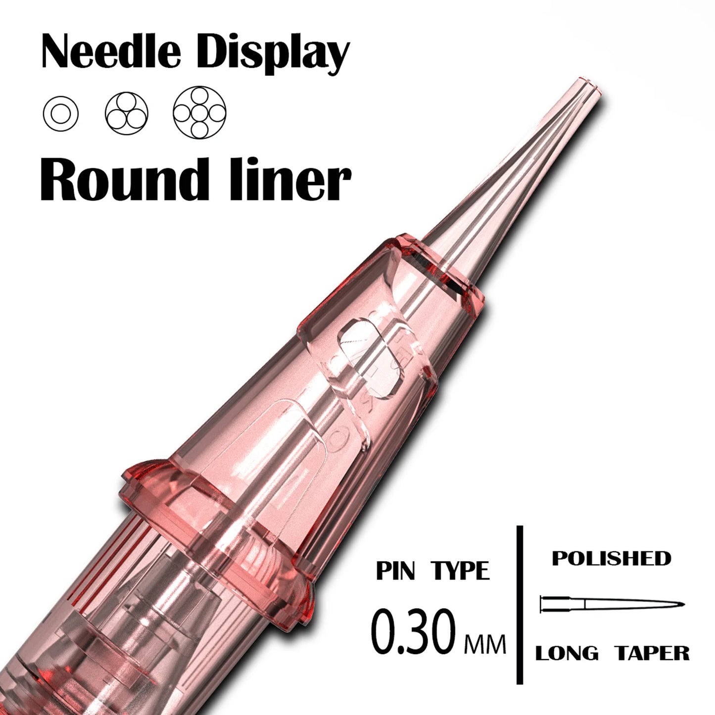 Popu Pinki Disposable Sterilized Cartridge Tattoo Needles Suit for Make-up Eyebrows Eyeliner Lips Tattoo Needles 20pcs/Lot