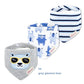 3pcs Per Lot  Baby Bibs Bandana Set Cotton Multi-Style Triangle Cartoon Babadores Para Bebe Infant Boys Girls Saliva Towel KF025