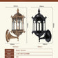 Retro Outdoor Waterproof Antirust E27 Wall Lamp Garden Gateway Sconce Courtyard Corridor Villa Bra Residential Balcony Lights