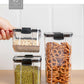 Food Storage Containers Kitchen Storage Organization Kitchen Storage Box Ducts jars  for Kitchen PET Food container Box Lid