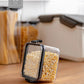Food Storage Containers Kitchen Storage Organization Kitchen Storage Box Ducts jars  for Kitchen PET Food container Box Lid