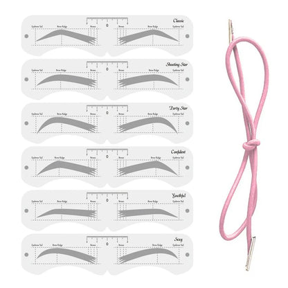 Reusable Eyebrow Mold with Elastic Band Multifunctional DIY Eyebrow Makeup Tool Suitable for Beginner Makeup Tools & Accessories