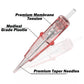 Popu Pinki Disposable Sterilized Cartridge Tattoo Needles Suit for Make-up Eyebrows Eyeliner Lips Tattoo Needles 20pcs/Lot