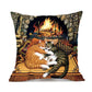 Cute Cat Printing Decorative Pillowcase Creative Cat Throw Pillow Case Pillow Cover Pillowcases 45*45CM kussensloop almohada