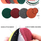 UNTIOR Electric Drill Brush Attachment Set Power Scrubber Brush Car Polisher Kitchen Bathroom Cleaning Kit Toilet Cleaning Tools