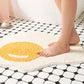 Cashmere Imitation Wool Poached Egg Rug for Bedroom Anti-slip Floor Mat Ins Nordic Doormat Soft Comfortable Door Home  Carpet