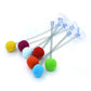 1pc Cat Toy Stick Feather Wand With Bell Mouse Cage Toys Plastic Artificial Colorful Cat Teaser Toy Pet Supplies Random Color