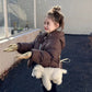 Winter Kids Warm Down Coats Autumn Children Cotton-Padded Jackets Boys Girls Clothing Baby Hooded Outerwear 3-12 Years