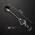 Musical Note Stainless Steel Teapoon Spoon Treble Clef Shape Mug Teaspoons Music Bar Ice Cream Creative Spoon Kitchen Tableware