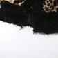 Cutenew Feather Patchwork Printed Women Coats Fashion Sexy Buckle Warmth Crop Jackets Female Fashion Winter Attractive Outerwear