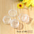 50Pcs/set Transparent Plastic Jewelry Bead Storage Box Small Bottom Round Container Jars Make Up Organizer Storage Boxes