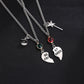 Wicked the musical Charm Necklace For Women Men Magic Wand Witch Hat Pendant Matching Couples Valentine's Day Gifts Jewelry