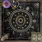 1 Stück Tarotkarten-Tischdecke, 12 Sternzeichen-Astrologie-Altartuch, Wahrsager-Astrologie-Prophezeiungskartenmatte, Drop-Brettspiel-Tischdecke