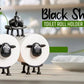 Sheep Toilet Paper Stand, Adorable Resin, Sheep Fabric Box, Stackable for Home, Bathroom, Vanity, Night Stand