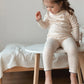 1-6T Toddler Kid Baby Girl Clothes Set Summer 100% Cotton Long Sleeve T Shirt Top Pant Suit Homewear Stretch 2pcs Pajamas Set