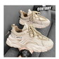 Men's Thick Sole Sport Shoes Simple Fashionable Casual Sneaker High Quality Rubber Plastic Male Athletic Shoes Chunky Sneakers