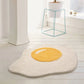 Cashmere Imitation Wool Poached Egg Rug for Bedroom Anti-slip Floor Mat Ins Nordic Doormat Soft Comfortable Door Home  Carpet