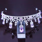 DIEZI Baroque Princess Queen Bridal Crown Purple Crystal Tiara For Women Wedding Vintage Crown Hair Dress Accessories Jewelry