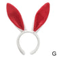 Cute Easter Bunny Ears Headband Women's Plush Lugs Hare Ears Hairband Girl Rabbit Ears Headwear Cosplay Costume Hair Accessories