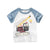 2 3 4 5 6 7 8 9 Years Boys Short Sleeve T-shirts Korean Version Kids Clothing Children Cotton Tees Summer Cartoon Tops
