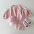2024 Spring New Kids Clothing Sets Children Long Sleeve Suits Baby Girls Bow Sweatshirt+Pants 2Pcs Toddler Versatile Outfits