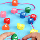 Montessori Wooden Toys for Babies 1 2 3 Years Boy Girl Gift Baby Development Games Wood Puzzle for Kids Educational Learning Toy