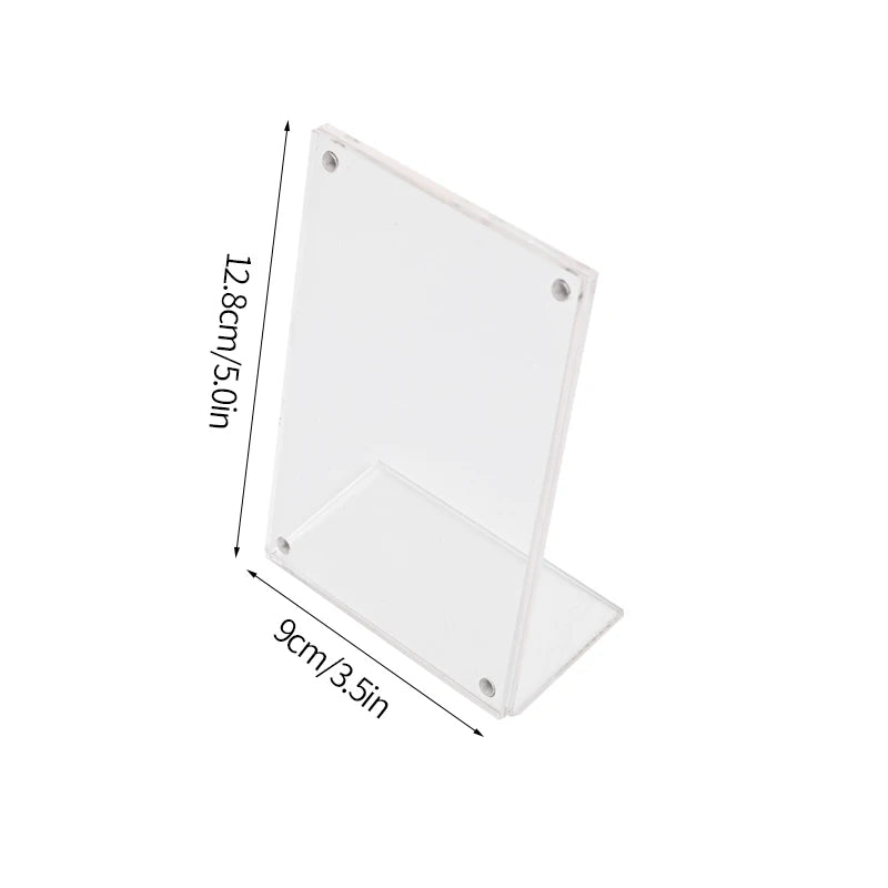 Transparent Acrylic Frames Photos Picture Frame Magnetic Double Sided Photo Frame Kpop Photocard Holder Album Poster Tag Display
