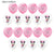 Minnie Mouse Birthday Party Decorate Girls Disposable Tableware Balloon Cups Plates Tablecloth Balloon Baby Shower Party Supply