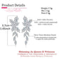 LXOEN Marquise Cut Flower Zirconia Crystal Long Drop Earrings for Women Shiny Leaf CZ Stone Bridal Wedding Jewelry