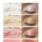 12 Colors Eyeshadow Stick Double Head Waterproof Long Lasting Metallic Shimmer Highlighter Cream Pen with Brush for Eyes