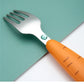 1/3PCS Baby Feeding Utensils Cartoon Fork Spoon Child Cutlery Set Kid Tableware Kitchen Gadgets Cake Vegetable Fork Teaspoon