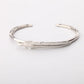 925 Sterling Silver Bracelet Bangle Feather Golden Flower Vintage Punk For Woman Men Fashion Jewelry Gift Dropship Wholesale