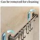Kitchen Hook Punch-free Hanging Rod Spovel Hanger Row Hook Multifunctional Wall-mounted Storage Knife Holter