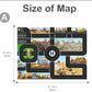 Large City Road Map DIY Scene Road Signs Car Parking Lot Game Children Playing Traffic Mat Climbing Carpets for Baby Toys Gifts