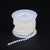 5yards/roll Imitation Pearl Chain White 3-12mm Round Beads Chain for Home Wedding Clothing Decoration Jewelry Making Accessories