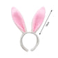 Cute Easter Bunny Ears Headband Women's Plush Lugs Hare Ears Hairband Girl Rabbit Ears Headwear Cosplay Costume Hair Accessories