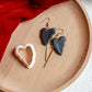 Leaves Shape Polymer Clay Earring Cutters Green Plant Flowers Dangle Clay Embossing Moulds for Handmade Jewelry Pendant Making
