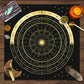 1 Stück Tarotkarten-Tischdecke, 12 Sternzeichen-Astrologie-Altartuch, Wahrsager-Astrologie-Prophezeiungskartenmatte, Drop-Brettspiel-Tischdecke