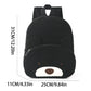 Customized Name Toddler Cartoon Backpack Cartoon Bear Corduroy Large Capacity Backpack Embroidered Name Backpack Cute Plush Bag