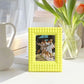 Desktop Decor Instant Camera Photo Frame Stamp Vertical Card Display Stand Scrapbook Rivet for Polaroid/Fujifilm Instax
